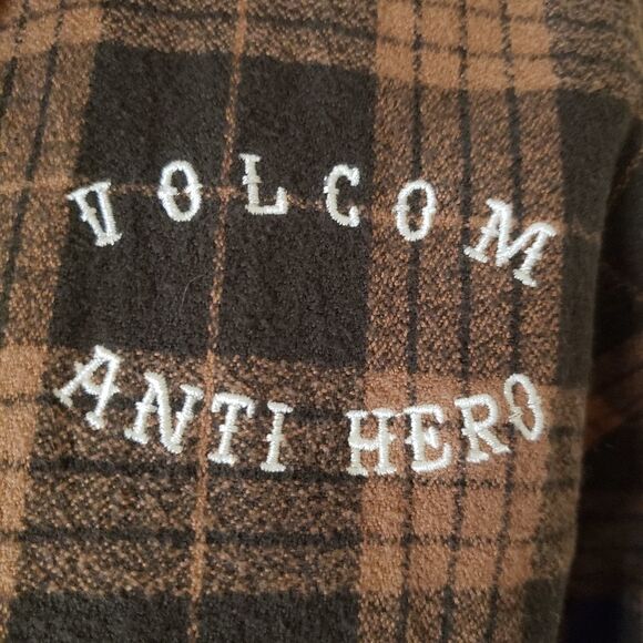 Vintage Volcom Plaid Skate Jacket Ani Hero - Picture 9 of 15